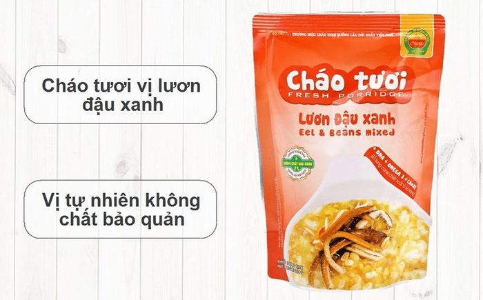 Cháo tươi Cây Thị vị lươn đậu xanh, gói 260g