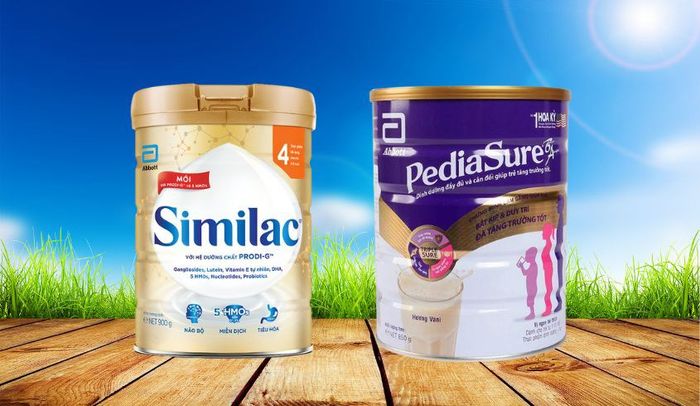 So sánh Sữa Similac và Pediasure