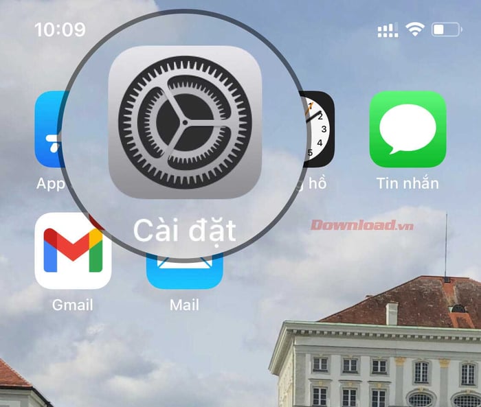 Cài đặt trên iPhone