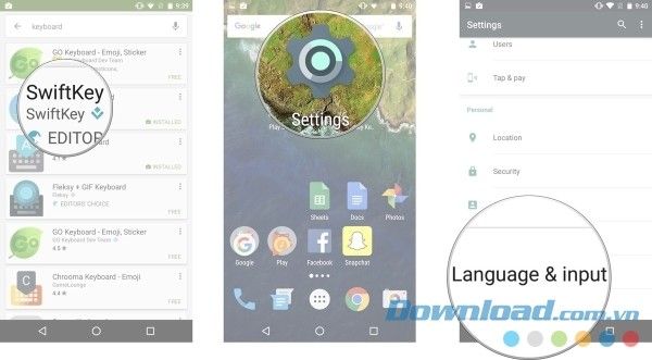 Hướng dẫn đổi bàn phím trên Android