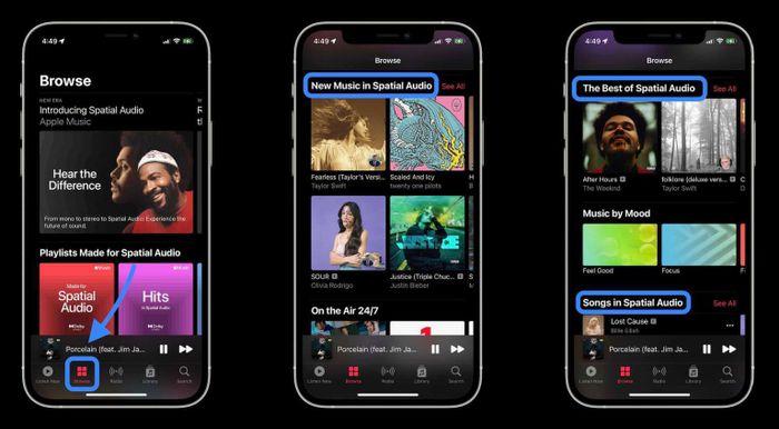 Cách tìm và mở âm thanh không gian Dolby Atmos trên Apple Music