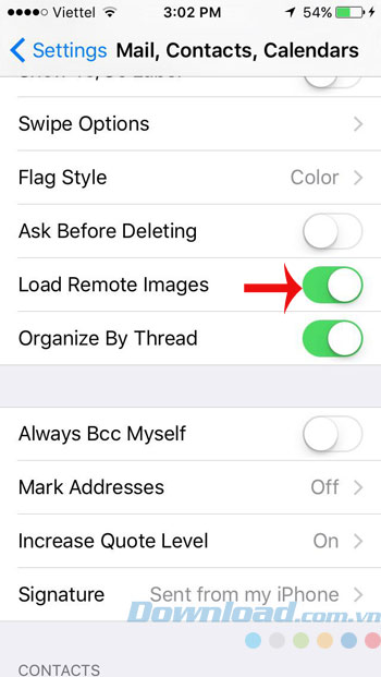 Vô hiệu hóa tính năng tự động tải ảnh trong mail