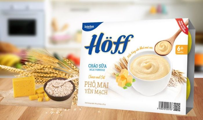 Combo 6 hũ cháo sữa Hoff vị phô mai yến mạch