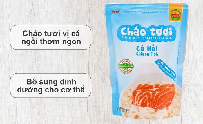 Cháo tươi Cây Thị vị cá hồi, gói 260g