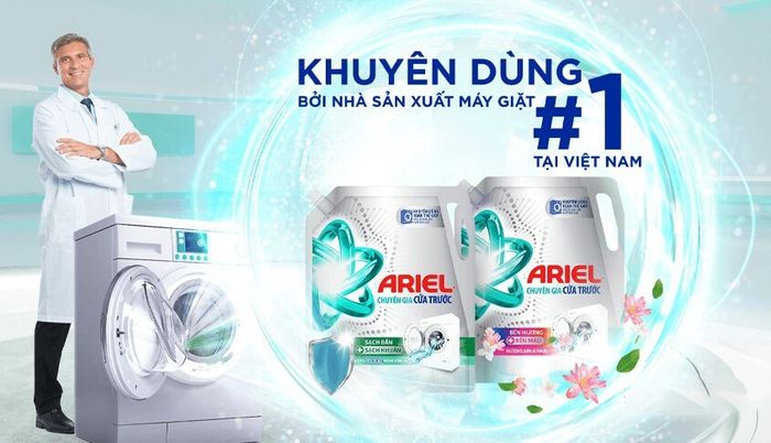 Ariel được các chuyên gia sản xuất máy giặt khuyên dùng