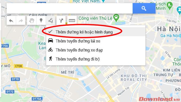 Thêm đường kẻ một lần nữa