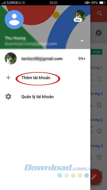 Thêm một tài khoản