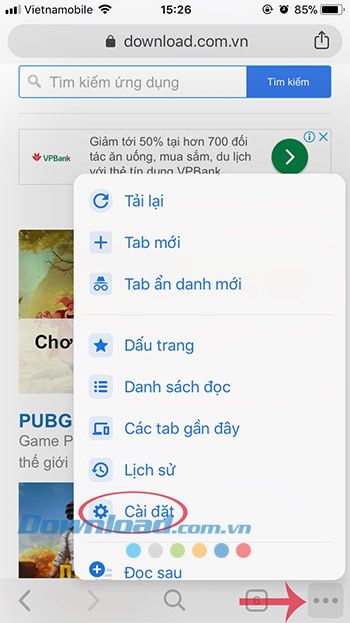 Cài đặt Chrome