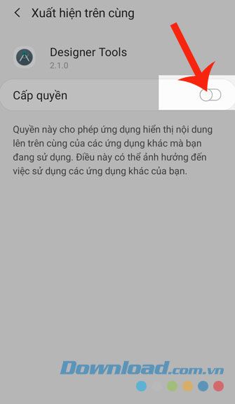 Cho phép truy cập