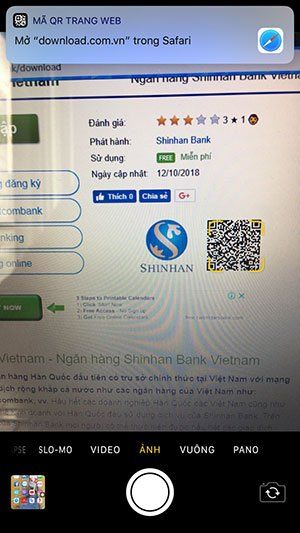 Hướng dẫn quét mã vạch, đọc mã QR Code trên điện thoại