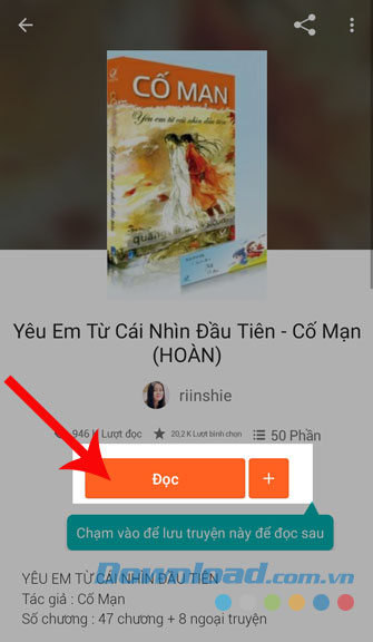 Chạm vào Đọc