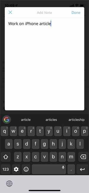 Bàn phím Gboard trên iPhone