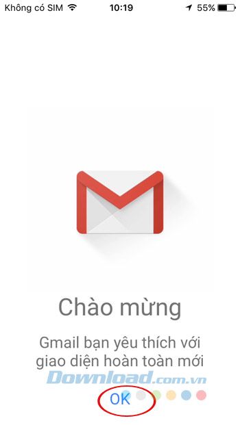 Truy cập vào Gmail