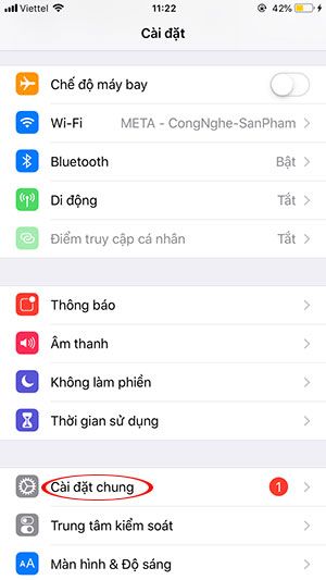 Cài Đặt iPhone