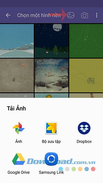 Chọn ảnh từ thư viện ảnh