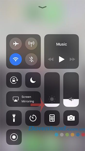 Giảm độ sáng màn hình của iPhone