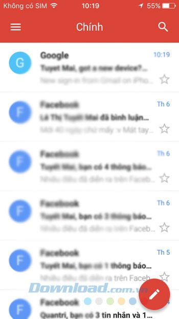 Bố cục Gmail