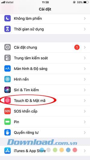 Cách kích hoạt bảo mật trên iPhone