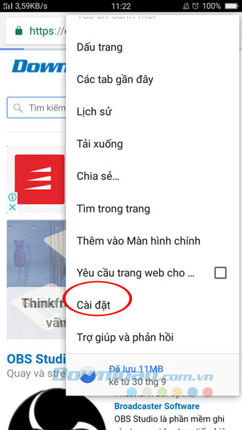 Thiết lập