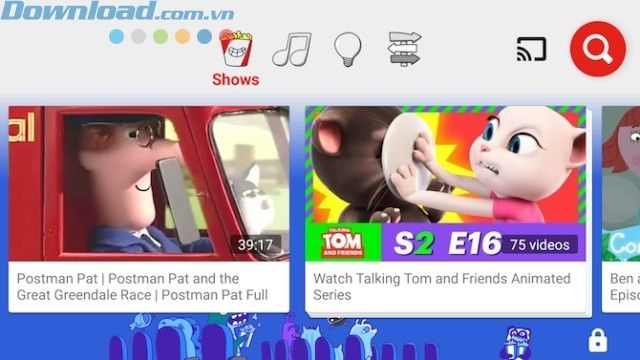 Cài đặt YouTube Kids