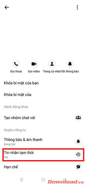 Bí mật mã hóa tin nhắn trên Messenger