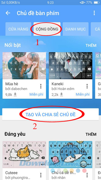 Tạo theme