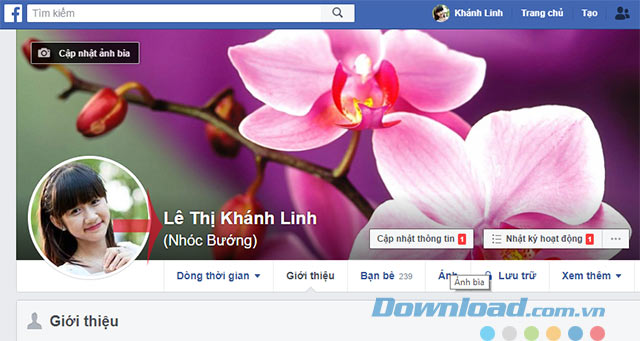 Thiết lập tên phụ trên Facebook