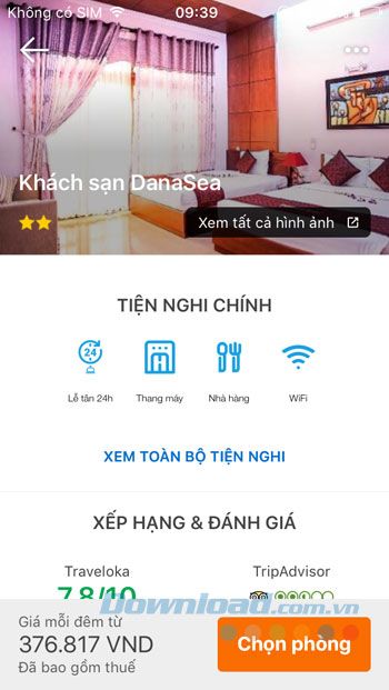 Thông tin chi tiết về khách sạn