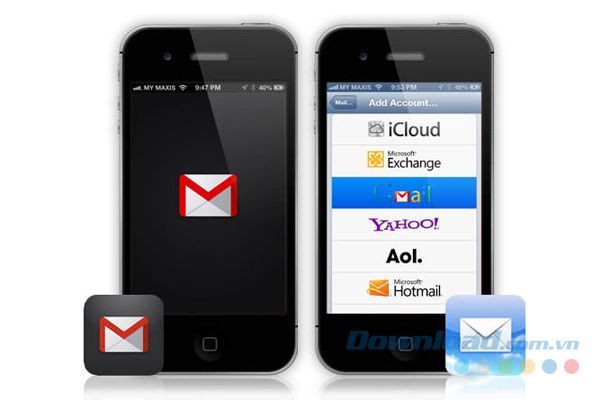 Đưa Gmail vào ứng dụng Mail của iPhone