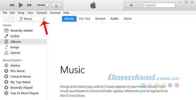 Cài đặt iTunes