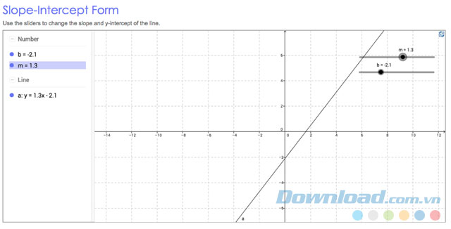 Vẽ đồ thị toán học với GeoGebra