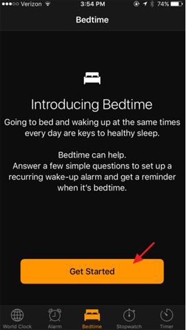 Bật Bedtime trên iPhone 7