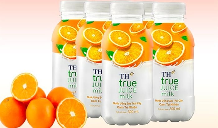 Sữa trái cây TH true JUICE milk hương cam