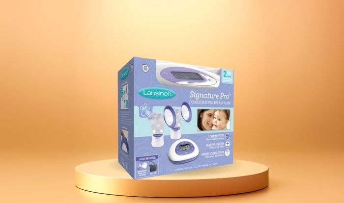 Thiết kế của máy hút sữa Lansinoh rất nhỏ gọn và tiện dụng