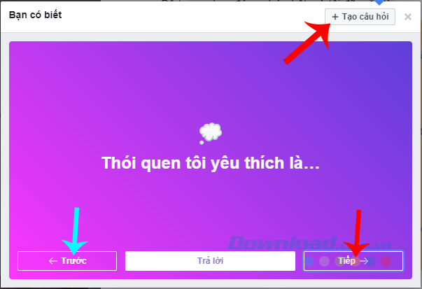 Tạo câu hỏi mới