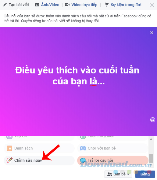 Bổ sung các lựa chọn