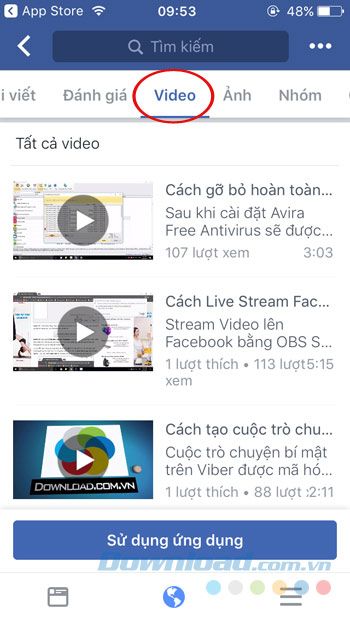 Tìm kiếm video