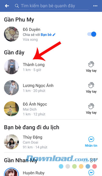 Chọn một người bạn bất kỳ