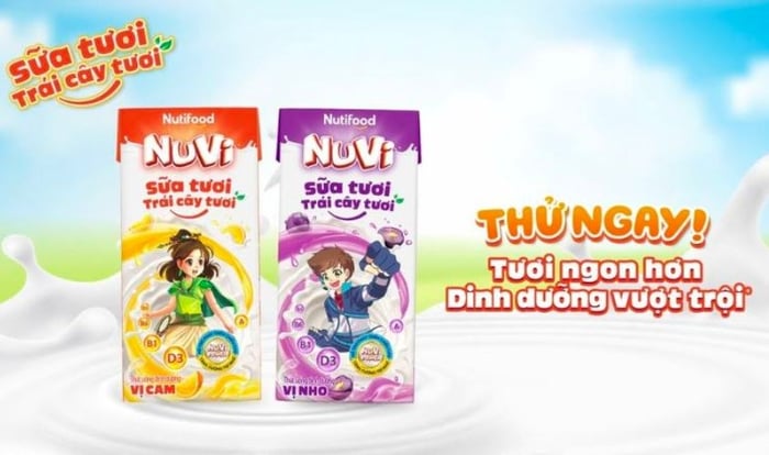 Sữa trái cây Nuvi