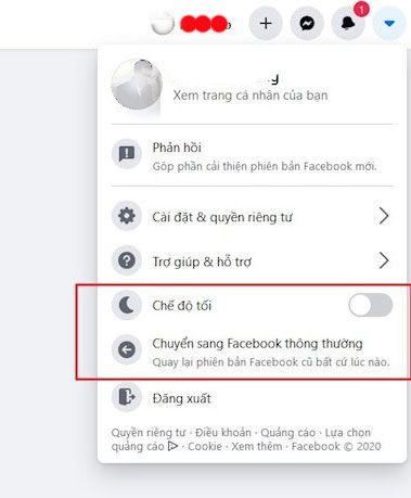 Quay lại giao diện cũ của Facebook