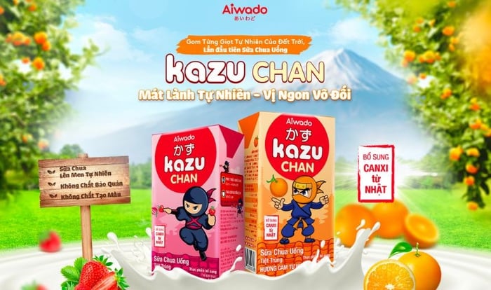 Sữa trái cây Kazu Chan