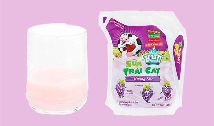 Sữa trái cây LiF Kun hương nho 110 ml (dành cho trẻ từ 1 tuổi trở lên)