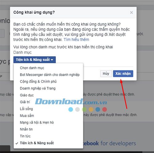 Liên kết URL Facebook bị chặn