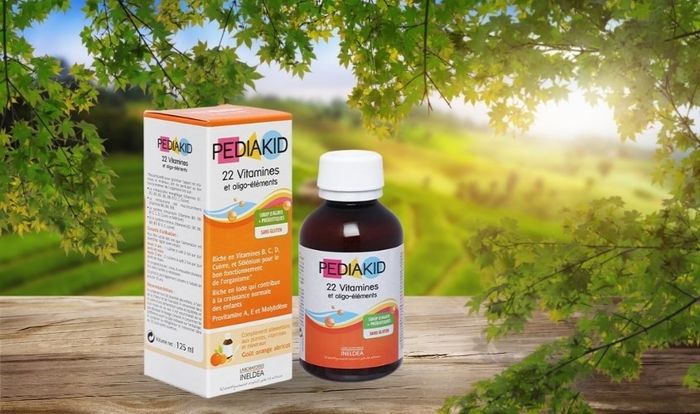 Si-rô Pediakid 22 Vitamin bổ sung vitamin và khoáng chất 125 ml (từ 1 tuổi)