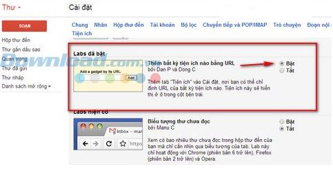 Truy cập Facebook từ Gmail