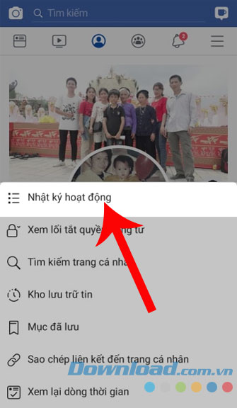 Chọn Mục Hoạt Động