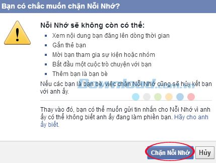 Cách chặn tài khoản không mong muốn trên Facebook