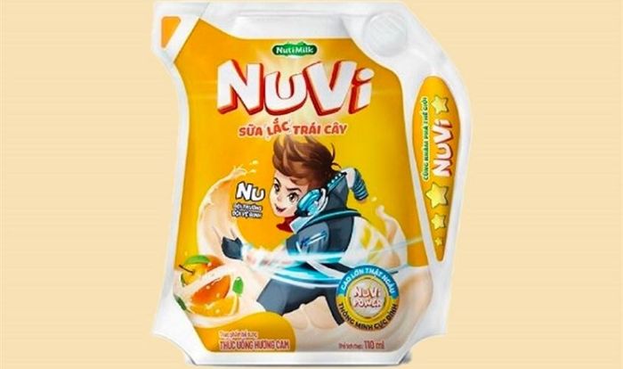 Sữa trái cây Nutifood NuVi Power hương cam 110 ml (dành cho trẻ từ 1 tuổi trở lên)