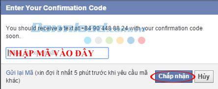 bảo vệ an ninh 2 lớp cho Facebook