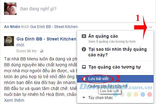 Lưu lại bài viết